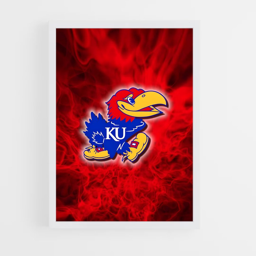 Poster Rock Chalk Jayhawk – affiche Basketball (vue 3)